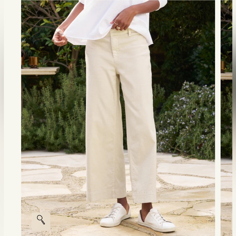 Frank & Eileen Wide-Leg Linen Wexford Pant